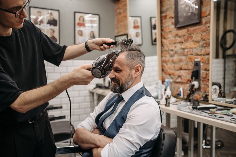 Modern cuts like the textured crop work just as well on older men as more classic styles. (Image by Pexels)